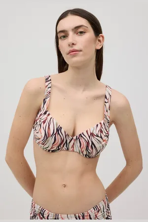 YSABEL MORA Top bikini reductor estampado copa C