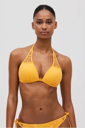 YSABEL MORA Top bikini triángulo push-up micropiqué copa B