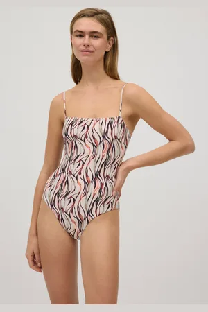 YSABEL MORA Bañador sin relleno estampado
