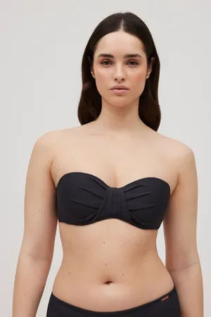 YSABEL MORA Top bikini bandeau piqué copa C