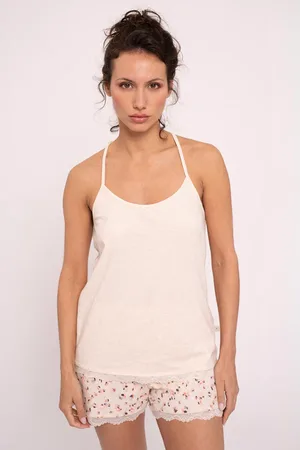 Muydemi Pijama mujer corto detalle espalda estampado |