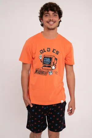 Muydemi Pijama hombre corto algodón Old es Cool |