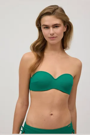 YSABEL MORA Top bikini bandeau micropiqué copas B y C