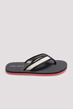 YSABEL MORA Chanclas tiras de tela