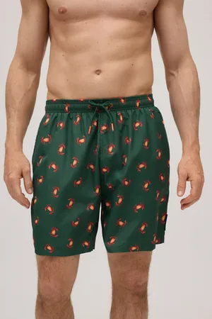 YSABEL MORA Bañador largo ligero estampado seafood