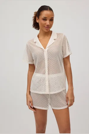 YSABEL MORA Camisa manga corta calada