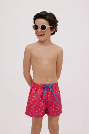 YSABEL MORA Bañador niño corto estampado pulpos