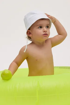 YSABEL MORA Gorro de playa bebé de algodón ala recta