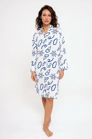 Muydemi Camisón mujer estampado |