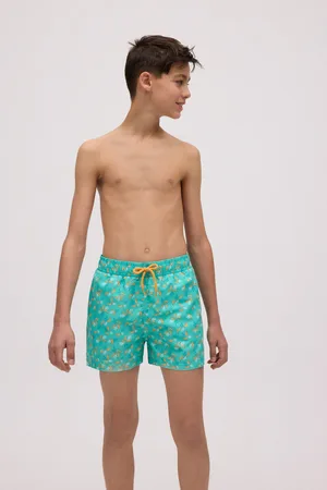 YSABEL MORA Bañador juvenil corto estampado tropical