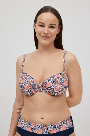 YSABEL MORA Top bikini reductor estampado floral copas C y E