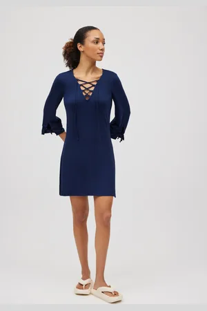YSABEL MORA Vestido corto manga larga