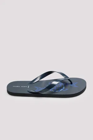 YSABEL MORA Chanclas estampado raspas
