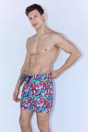 YSABEL MORA Bañador medio ligero estampado street art Sockarrats