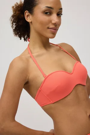 YSABEL MORA Top bikini bandeau micropiqué copas B y C