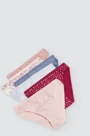 YSABEL MORA Pack 6 bragas mini algodón estampadas veraniegas