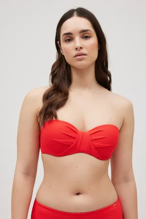 YSABEL MORA Top bikini bandeau piqué copa C