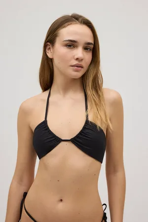 YSABEL MORA Top bikini anudado al cuello copa B