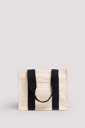 YSABEL MORA Bolso mini con asas en negro