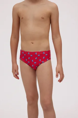 YSABEL MORA Bañador slip niño estampado pulpos