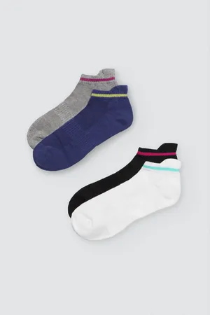 YSABEL MORA Pack 4 calcetines deportivos transpirables cortos detalle colores