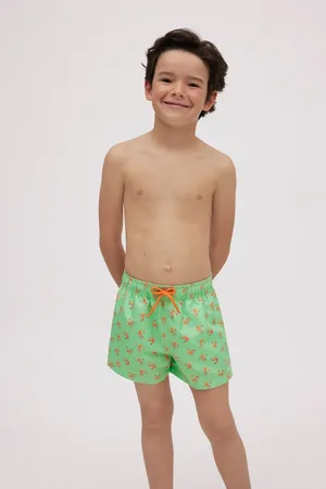YSABEL MORA Bañador niño corto estampado seafood