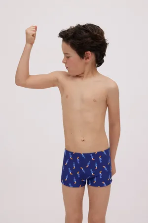 YSABEL MORA Bañador bóxer niño estampado tucanes