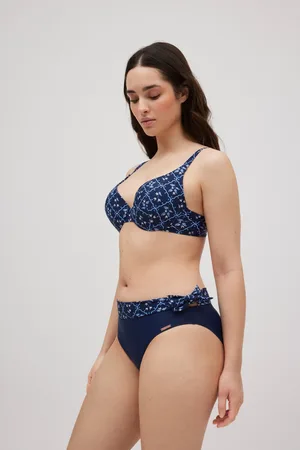 YSABEL MORA Conjunto de bikini tirantes anchos con braga midi copa C