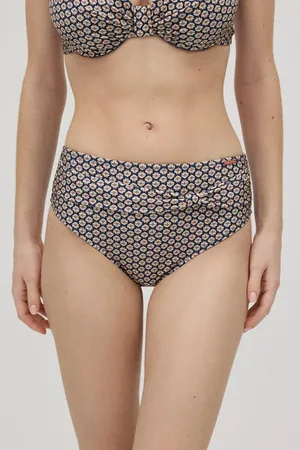 YSABEL MORA Braga bikini reductora alta estampada con brillo
