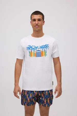 YSABEL MORA Camiseta manga corta estampada tablas surf