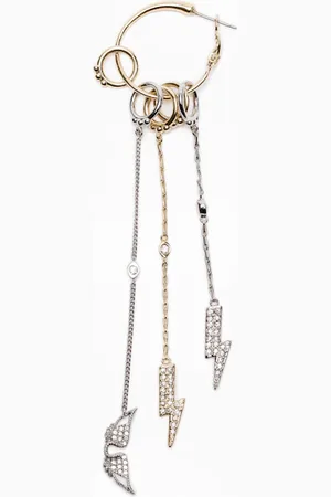 Zadig & Voltaire Mono Pendiente Mila Flash