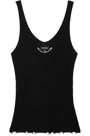 Zadig & Voltaire Camiseta Sin Mangas Nora 100% Cachemira