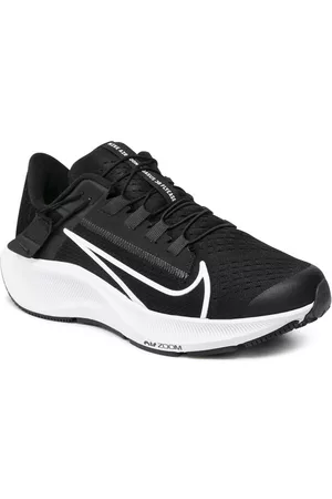 Nike Mujer Oxford y mocasines - Zapatos Zoom Pegasus 38 Flyease Wide DA6700 001 Black/White/Anthracite/Volt