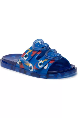 Melissa Mujer Playeras - Chanclas Mini Wide + Capetos In 33651 Blue AF284