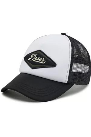 Deus Ex Machina Gorras trucker - Gorra con visera Diamond Trucker DMF87503 Black/White
