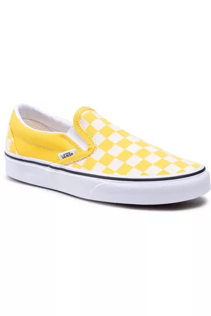 Vans cuadros amarillas new arrivals