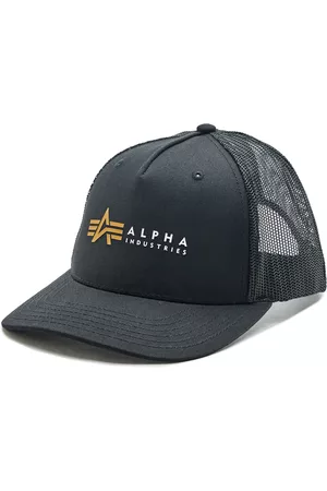 Alpha Industries Mujer Gorras - Gorra con visera Label 106901 Black 03