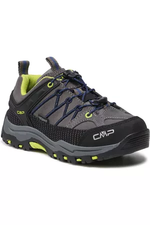 CMP Niños Planas - Botas de montaña Kids Rigel Low Trekking Shoes Wp 3Q13244 Graffite/Marine 35UD