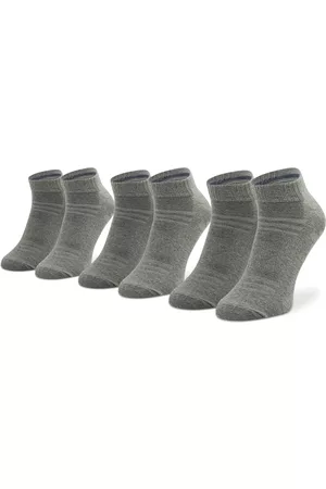 Skechers Cortos - 3 pares de calcetines cortos unisex SK43022 Light Grey Mel. 9300