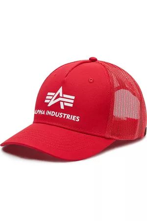 Alpha Industries Gorras trucker - Gorra con visera Basic Trucker 186902 Speed Red 328