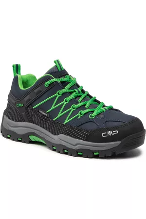 CMP Planas - Botas de montaña Kids Rigel Low Trekking Shoes Wp 3Q13244J B.Blue/Gecko 51AK