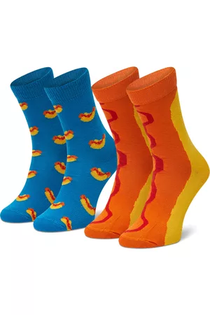Happy Socks Altos - 2 pares de calcetines altos unisex KHDO02-6700