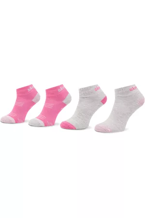 Skechers Hombre Altos - 2 pares de calcetines altos para niño 42042 4541