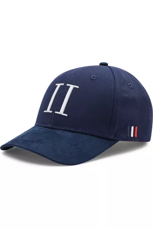 Les Deux Gorras de béisbol - Gorra con visera Baseball Cap Suede II LDM702003 Dark Navy/White 460201