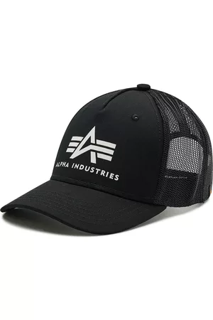 Alpha Industries Gorras trucker - Gorra con visera Basic Trucker Cap 186902 Black 03