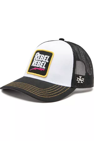 American Needle Hombre Gorras - Gorra con visera Valin - David Bowie SMU679A-BOWI White / Black