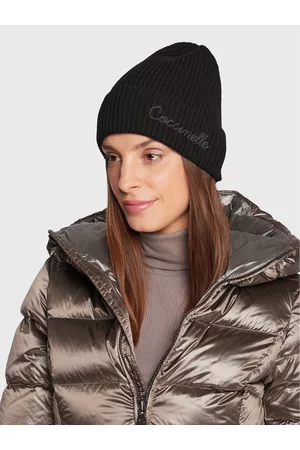 Coccinelle Mujer Gorros - Gorro E7 MYE 37 05 01 Noir 001