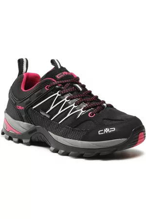 CMP Mujer Planas - Botas de montaña Rigel Low Wmn Trekking Shoes Wp 3Q54456 Nero/Glacier 61UE