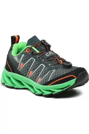 CMP Niños Trekking - Zapatos Kids Altak Trail Shoe 2.0 30Q9674K Petrol/Flash Orange 23EL