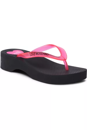 Love Moschino Mujer Zapatos - Chancletas JA28064G0GI31604 Fluo Fuxia